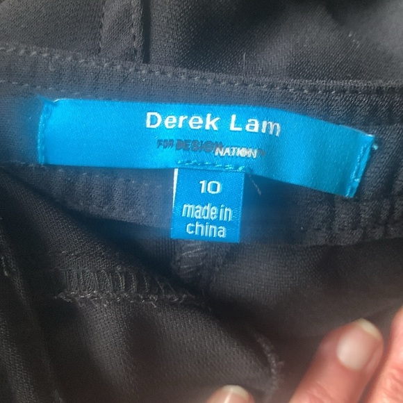 Derek Lam For Design Nation Pleated Black Ankle Length Pants Sz 10 NWT - Picture 10 of 12